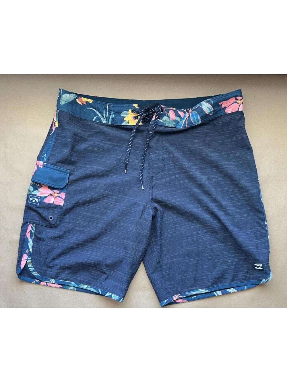 Billabong Recycler 73 pro men's floral board shorts size 34